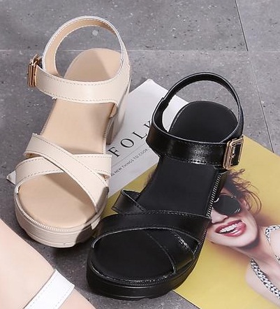Stylish Black Block Heeled Sandals for Women. - Image 2