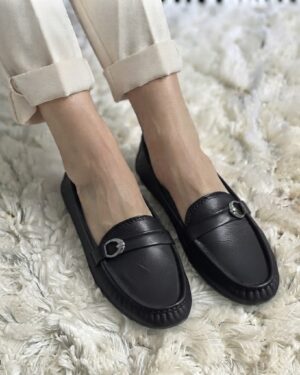 Buckle Elegara Shoes-Black