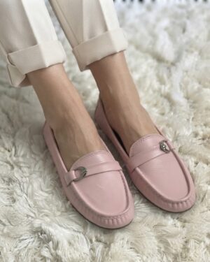 Buckle Elegara Shoes-Pink